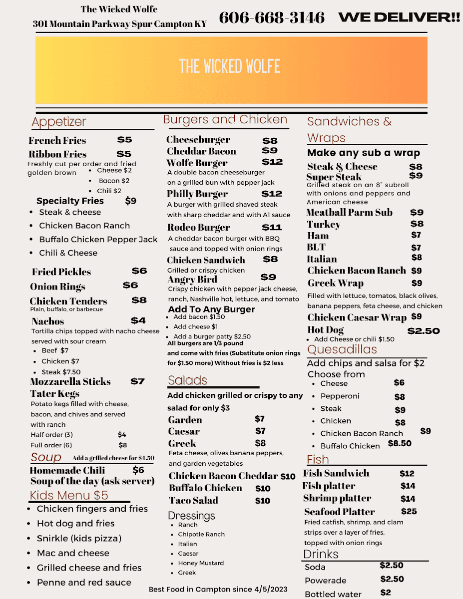Menu Photo 0