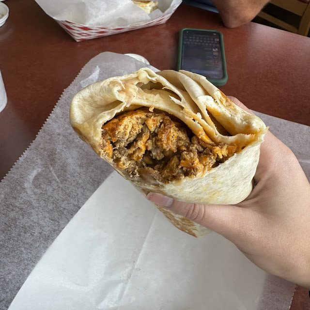 Chorizo Breakfast Burrito