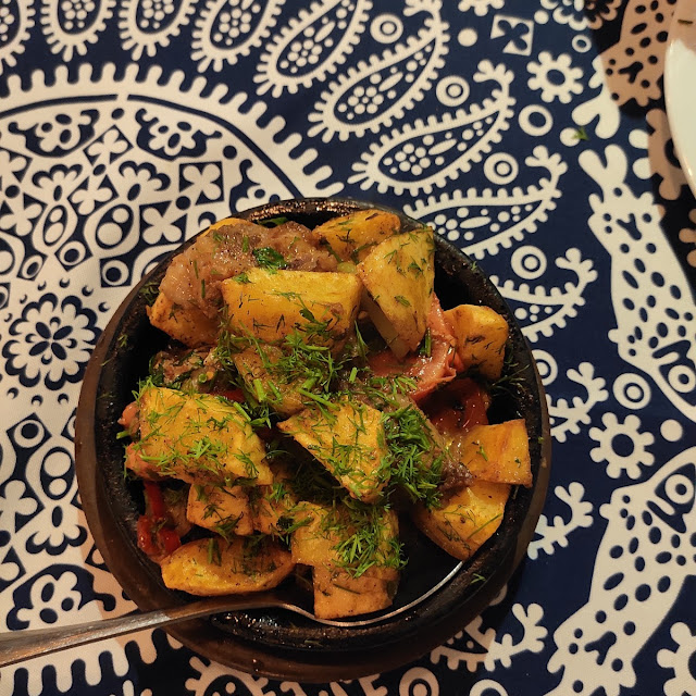 Ojakhuri with Potatoes