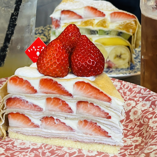 フルーツフルーツミルクレープ fruits fruits mille crepe