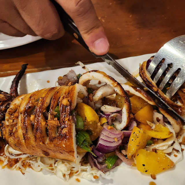 Grilled Stuffed Calamari