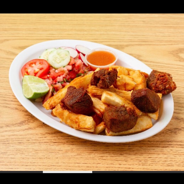 Yuca with Chicharron