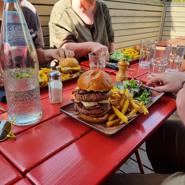 Burger and Fries