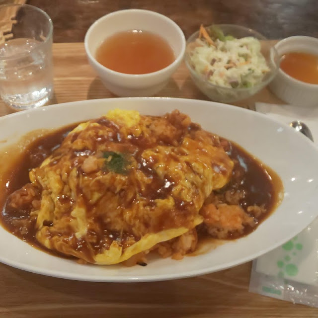 オムライスセット 大盛