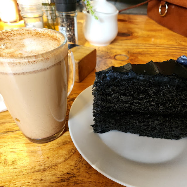 Blueberry Cake Slice