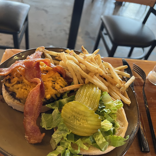Cheese Burger with Fries