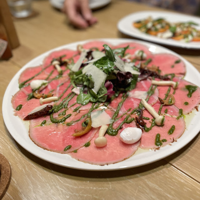 Lido's Signature Beef Carpaccio