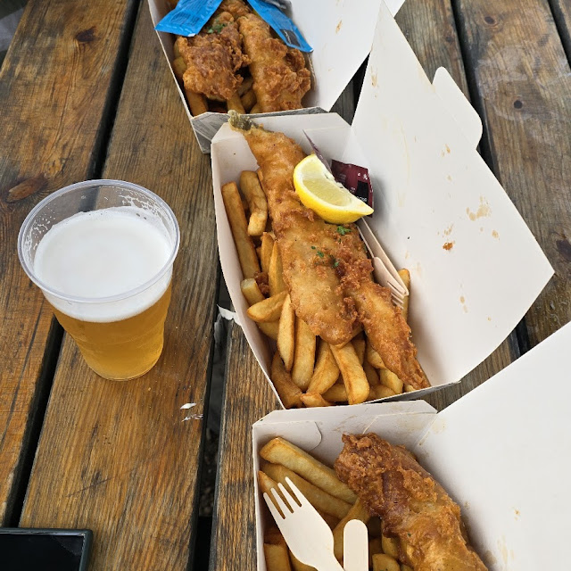 Line Caught Cod and Chips