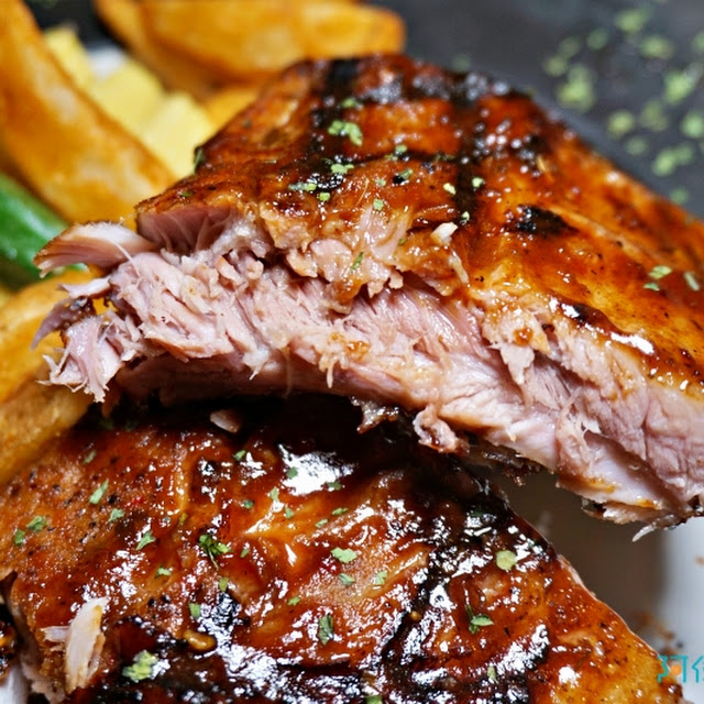 美式碳烤bbq醬豬肋排