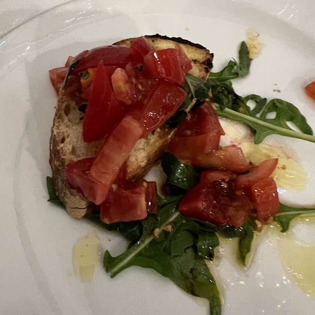 Bruschetta Al Pomodoro Con Olio Extravergine d’oliva