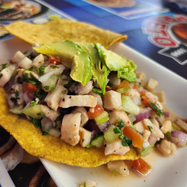 Tostada De Ceviche De Pescado