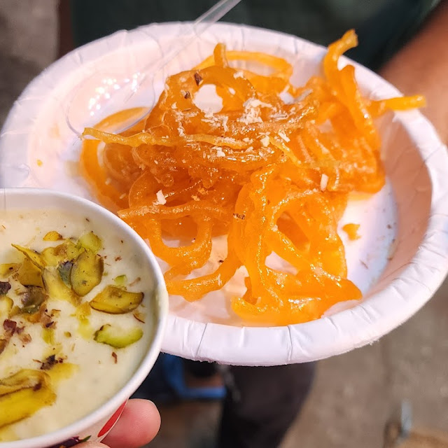 Jalebi and Rabdi