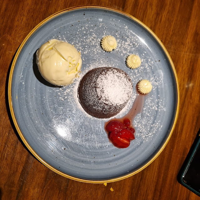 Chocolate Fondant with Vanilla Bean Icecream