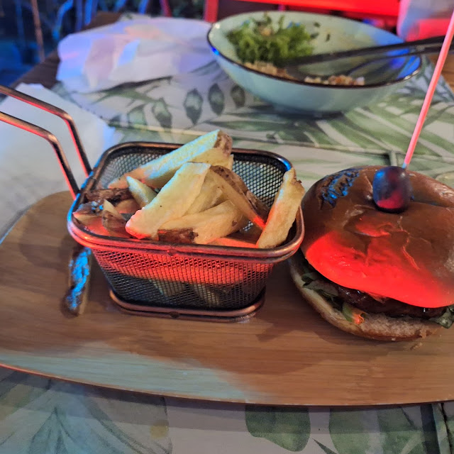 Hamburguesa Magic Blue