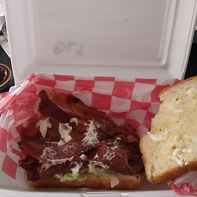 blt Sandwich Opened