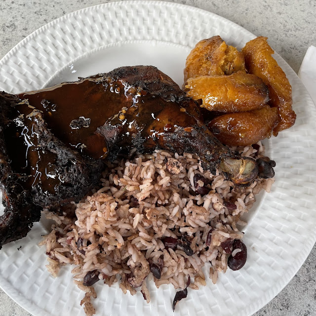 Jerk Chicken with Rice & Beans