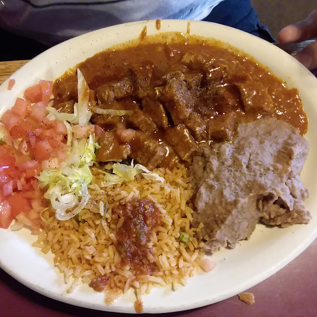 Carne Guisada Plate