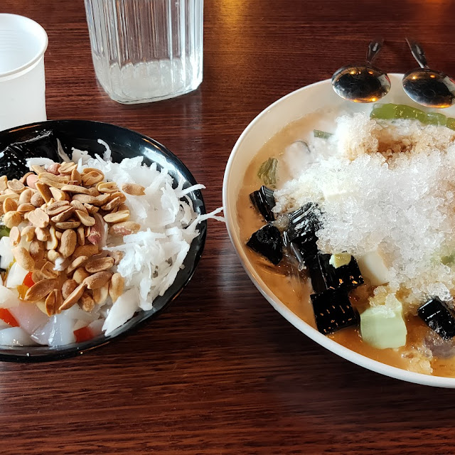 Coconut Coffee Dessert and Flan Special