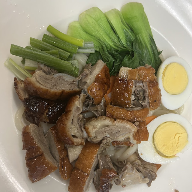 Roast Pork with Mixed Vegetables 什菜叉烧