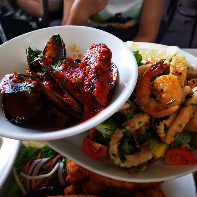 Part of a Seafood Platter