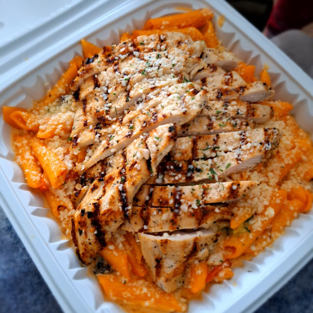 Grilled Chicken Island Pasta