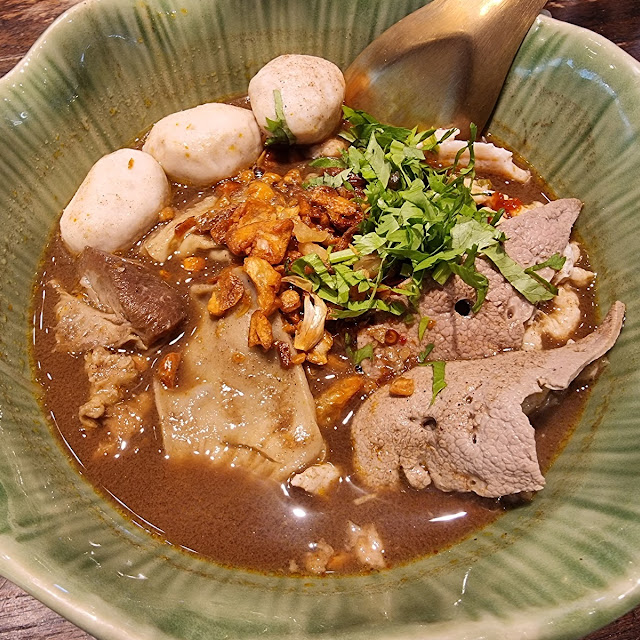 Spicy Boat Noodle Soup with Beef Balls