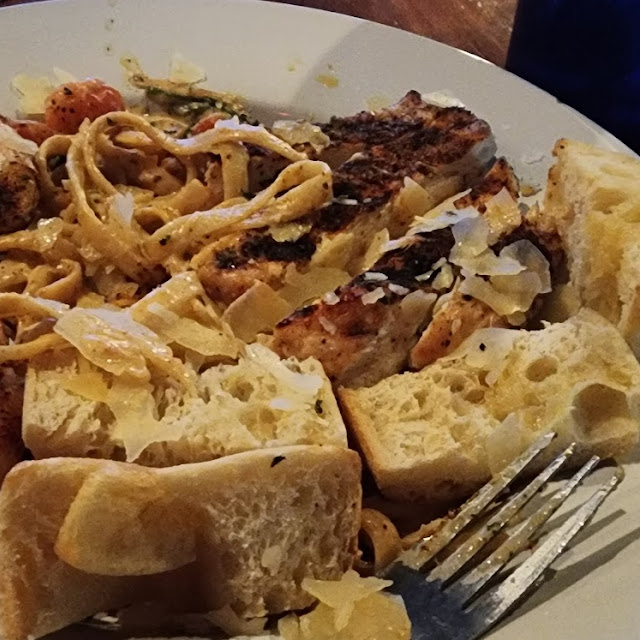 Chicken and Shrimp Alfredo Special