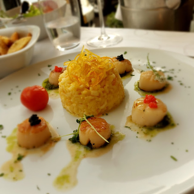 Scallops with Citrus Risotto