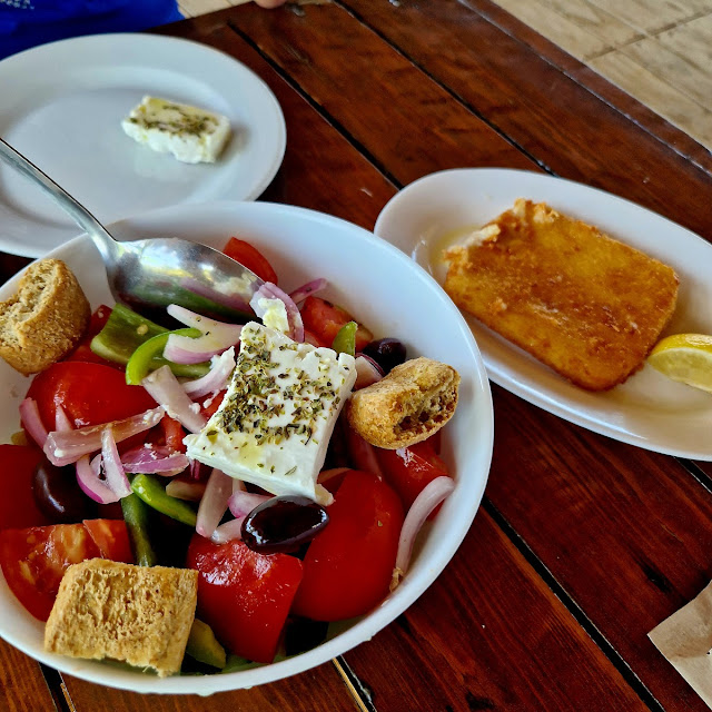 Greek Salad & Sakanaki
