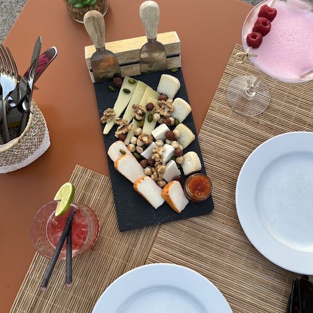 Cheese Board with Pumpkin Jam