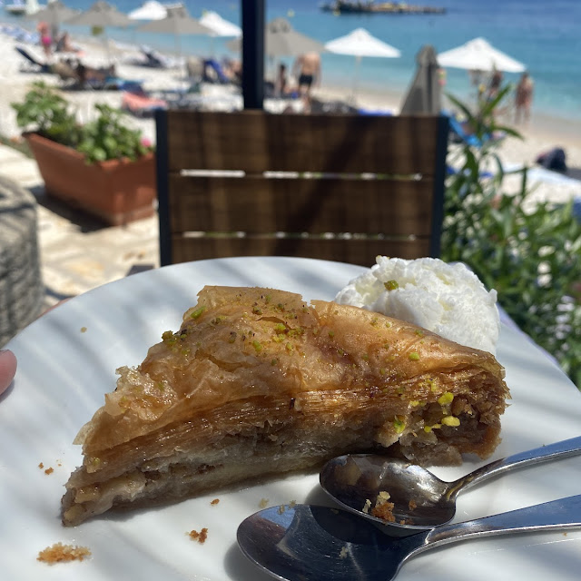 Baklava and Ice Cream