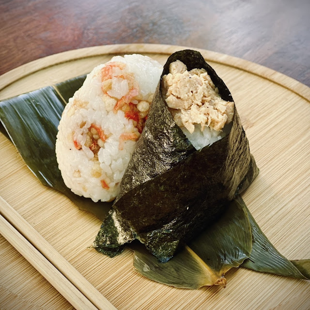 Sakura Omusubi and Tuna Omusubi