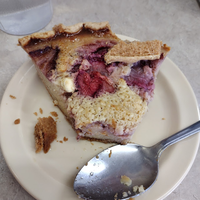 Strawberry Custard Pie