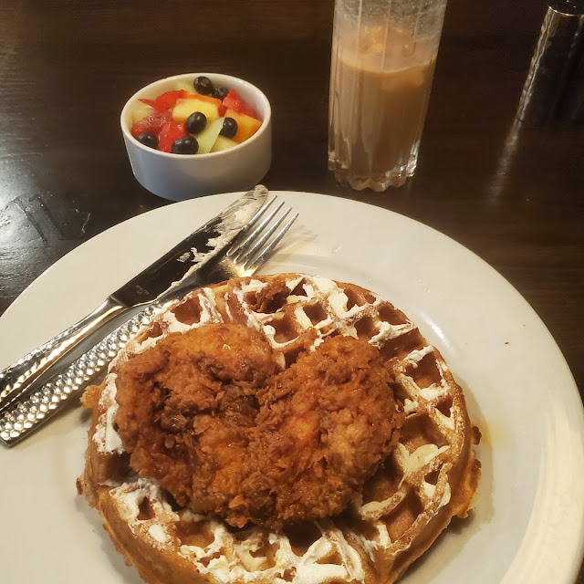 Chicken & Waffles Fruit Cup