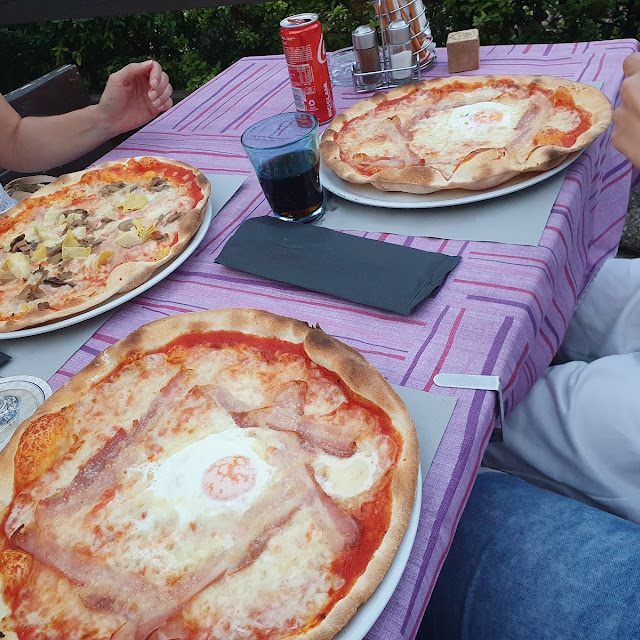 Salami Pizza And Hawaiian Pizza
