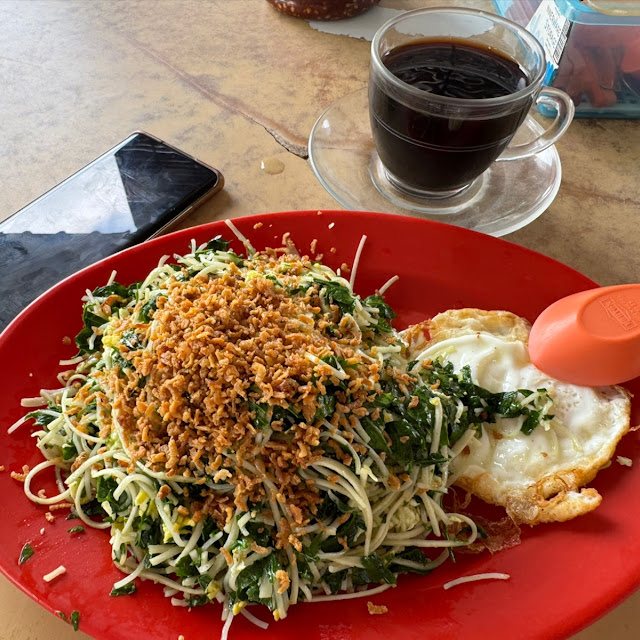 Manicai Mee Sua with Sunny Side Up