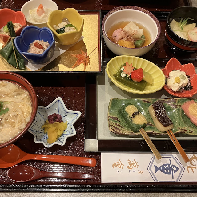 Different Dessert Plates on Kaiseki Set