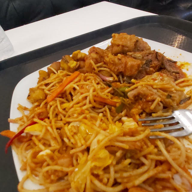 Native Spaghetti Spaghetti Jollof with Crayfish