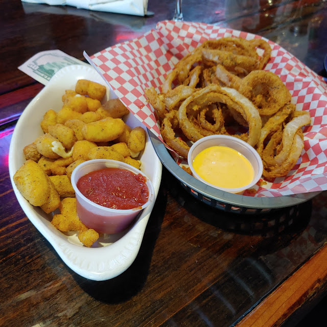 Cheese Curds and Onion Rings