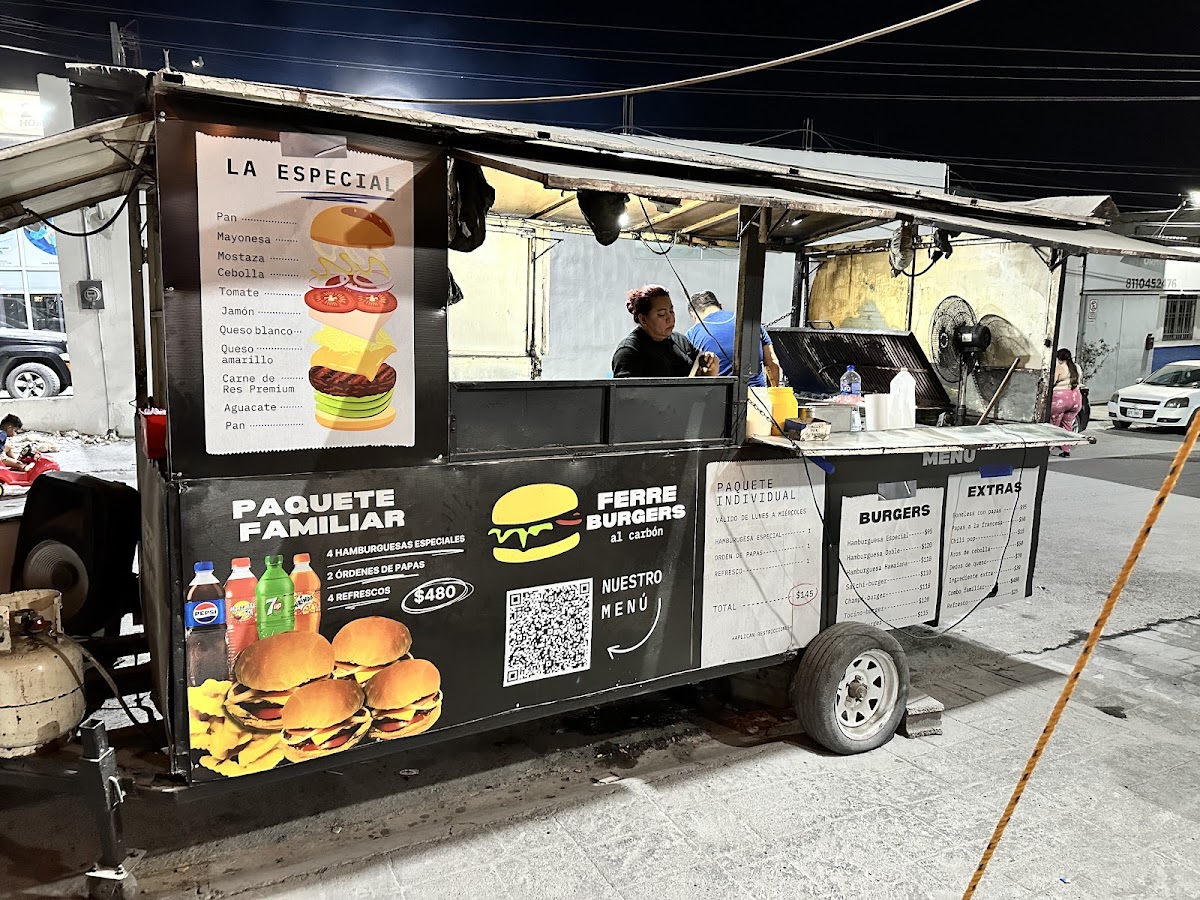 Ferre burguers al carbon Puesto de Hamburguesas