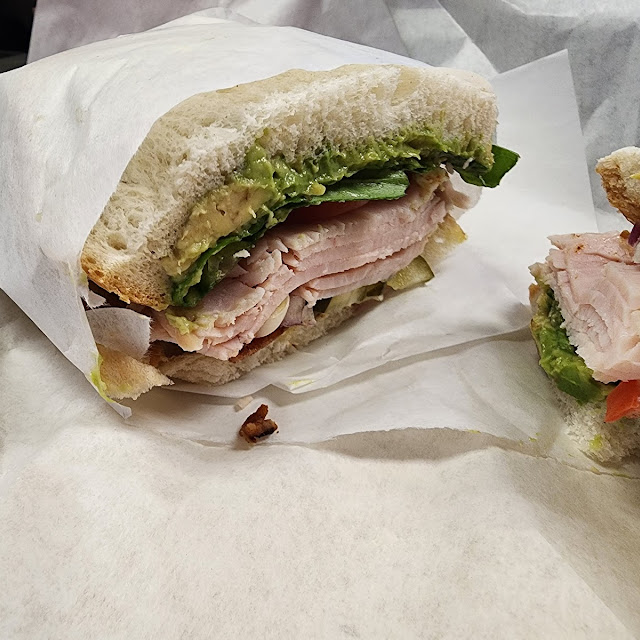 Turkey Bacon Avocado Club Sandwich