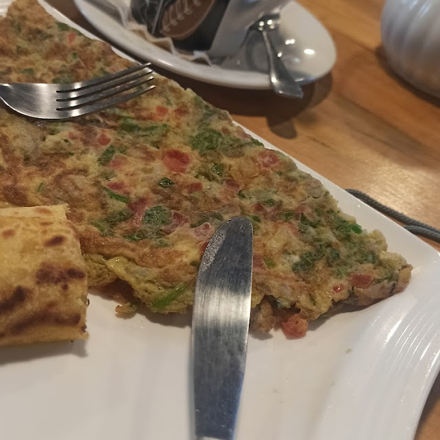 Chapati and Omelette