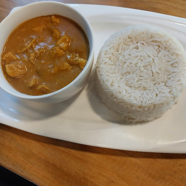 Coconut Chicken Curry with Coconut Rice