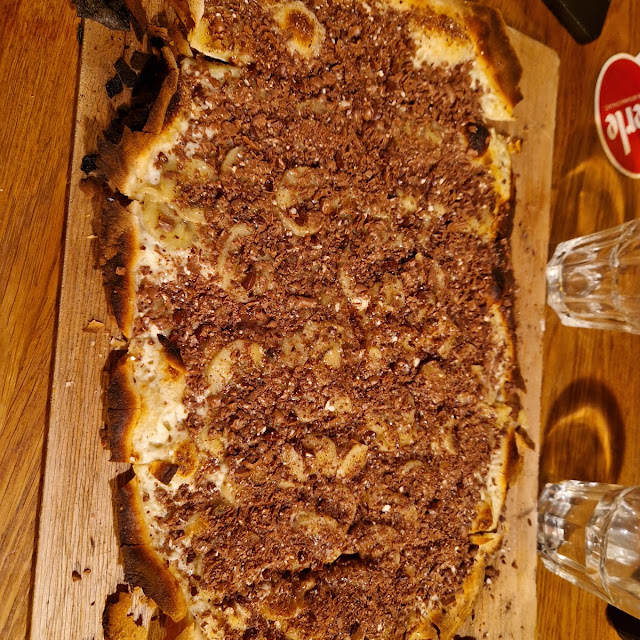 Tarte Flambée Bananes Toblerone