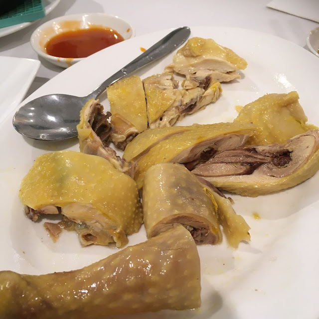 Half Steamed Chicken