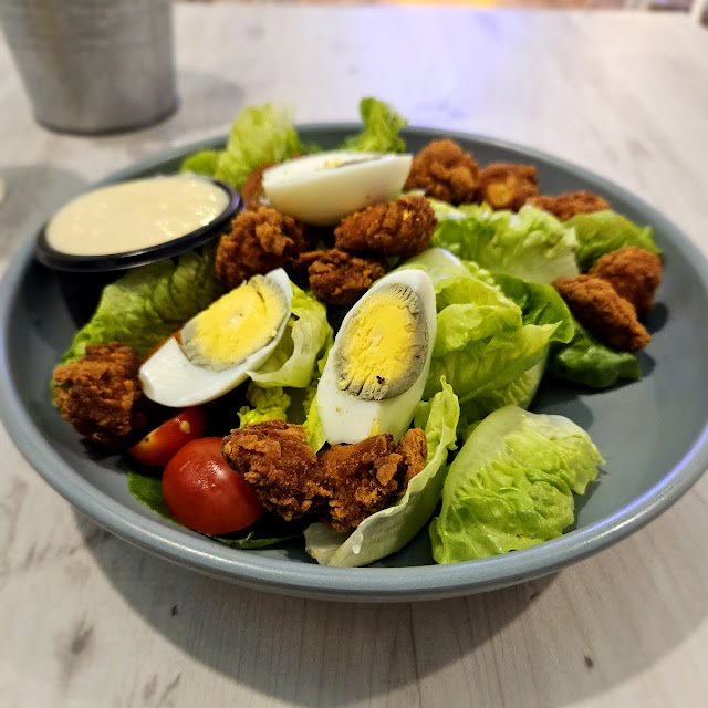 Sala with Chicken Pop Corn