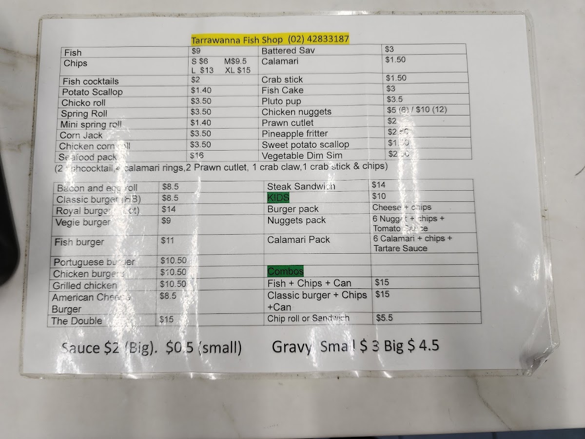 Menu Photo 1