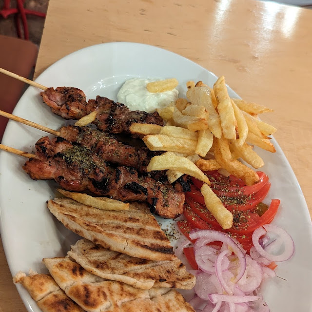 Souvlaki Chicken Kebab Pork