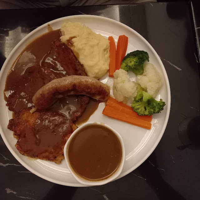 Chicken Chop with Mushroom Sauce