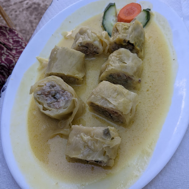 Cabbage Rolls with Rice and Meat